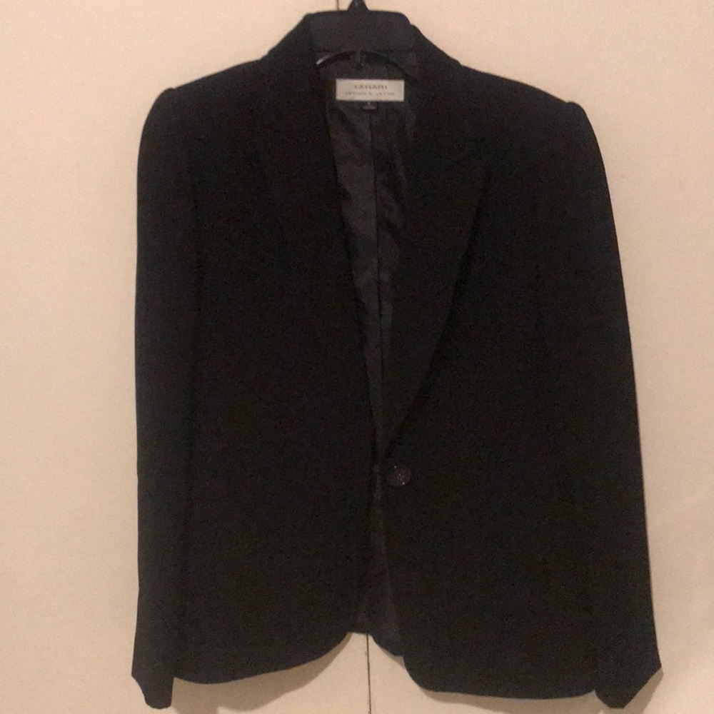 Tahari Black Suit Jacket